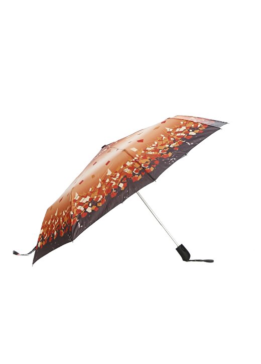 Zeus Umbrella Baskılı Turuncu Unisex Şemsiye 1
