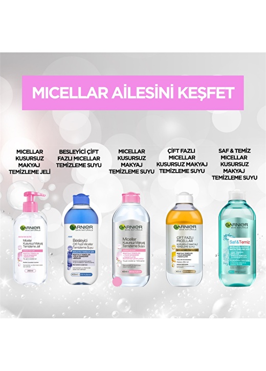 Garnier Micellar Kusursuz Makyaj Temizleme Suyu 400 Ml 4