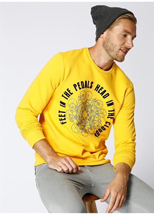 Limon Sarı Sweatshirt 1