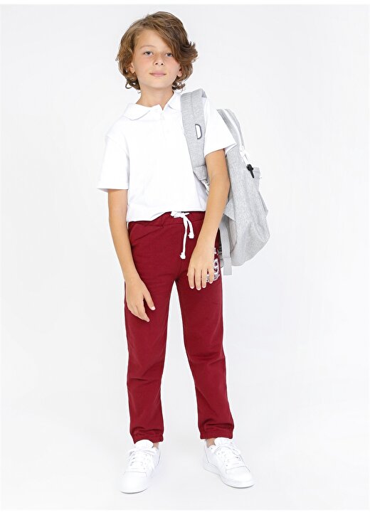Limon Erkek Çocuk Polo Yaka Beyaz T-Shirt 3