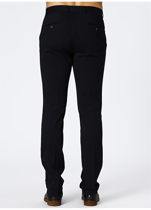 Cotton Bar Erkek Casual Lacivert Klasik Pantolon 4