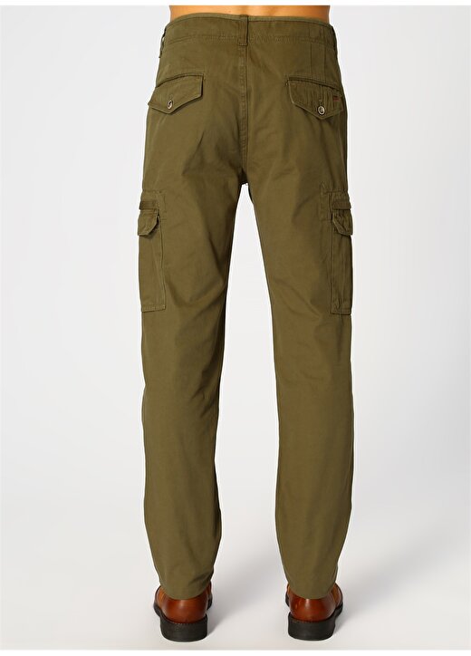 North Of Navy Erkek Boru Paça Haki Klasik Pantolon 4