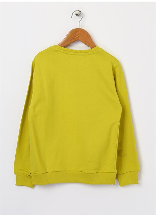 Funky Rocks Yazılı Sarı Sweatshirt 2