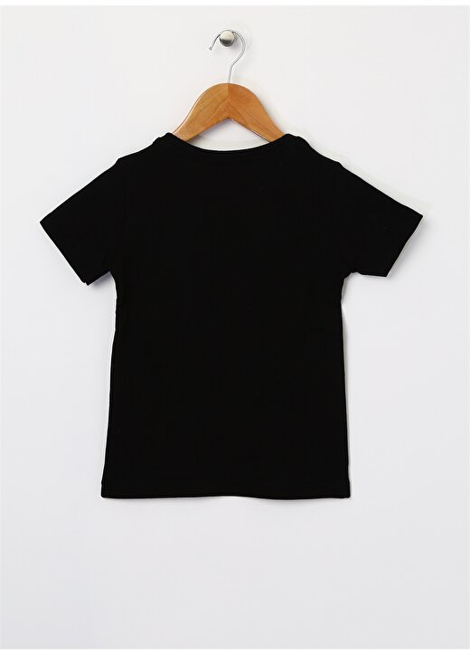 Funky Rocks Erkek Çocuk Yazılı Siyah T-Shirt 2