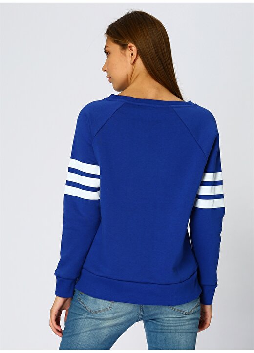 T-Box Kadın Saks Sweatshirt 4