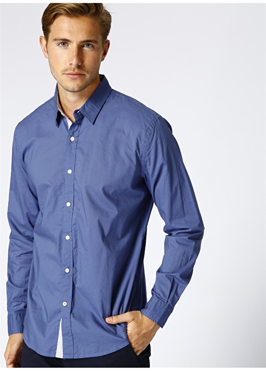 Dockers Standard Washed Poplin Ls Slim Gömlek 1