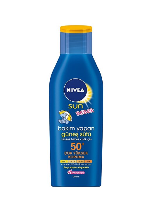 Nivea Sun Spf 50+ Baby Bakım Yapan Süt Güneş Ürünü 1