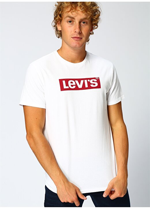 Levis Graphic Setin Neck 2 Logo White T-Shirt 3