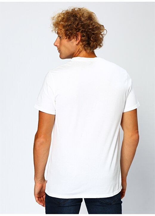 Levis Graphic Setin Neck 2 Logo White T-Shirt 4