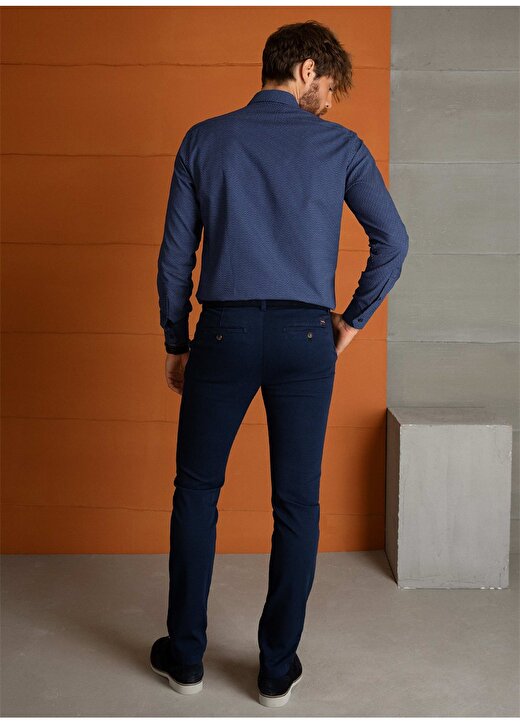 Pierre Cardin Koyu Lacivert Klasik Pantolon 3