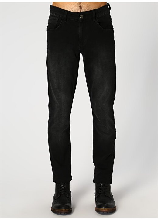 Pierre Cardin Siyah Denim Pantolon 2