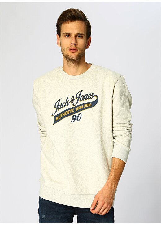 Jack & Jones Logo Sweat Two Color Sweatshirt 4