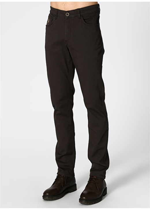 U.S. Polo Assn. Slim Fit Antrasit Klasik Pantolon 3