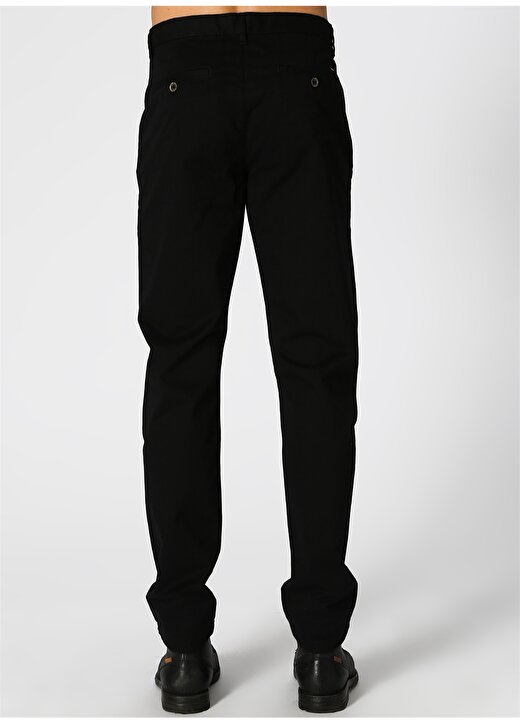 U.S. Polo Assn. Normal Bel Normal Paça Slim Fit Siyah Erkek Klasik Pantolon G081GL078.000.6638 4