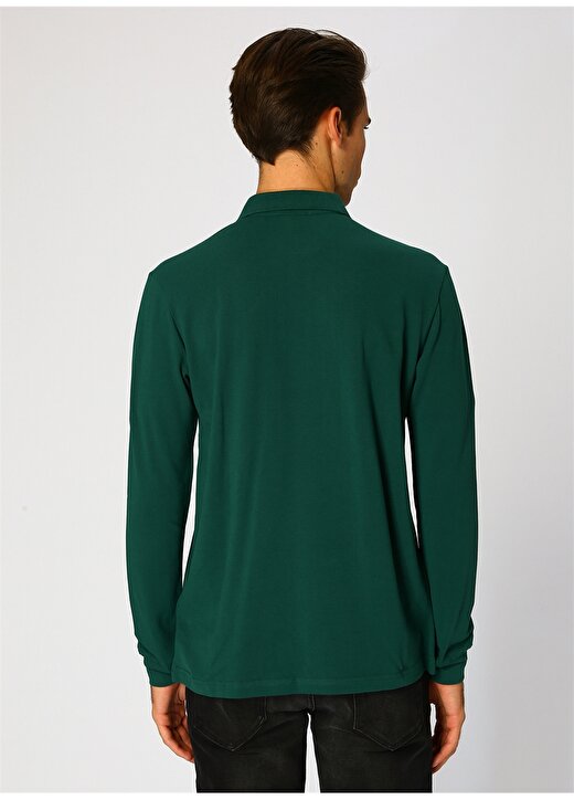 U.S. Polo Assn. Polo Yaka Yeşil Sweatshirt 3