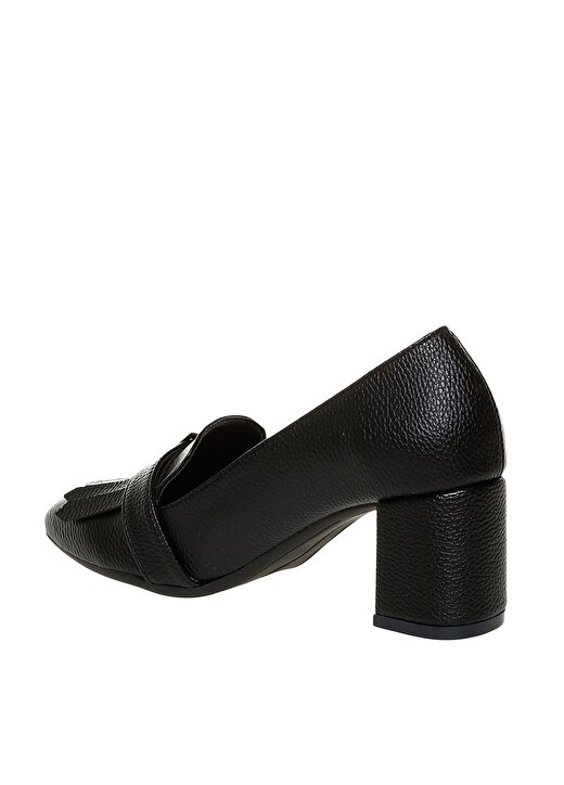 Pierre Cardin Logo Tokalı Siyah Kadın Topuklu Ayakkabı 2