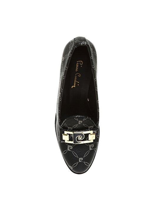 Pierre Cardin Kadın Tokalı Siyah Topuklu Ayakkabı 4