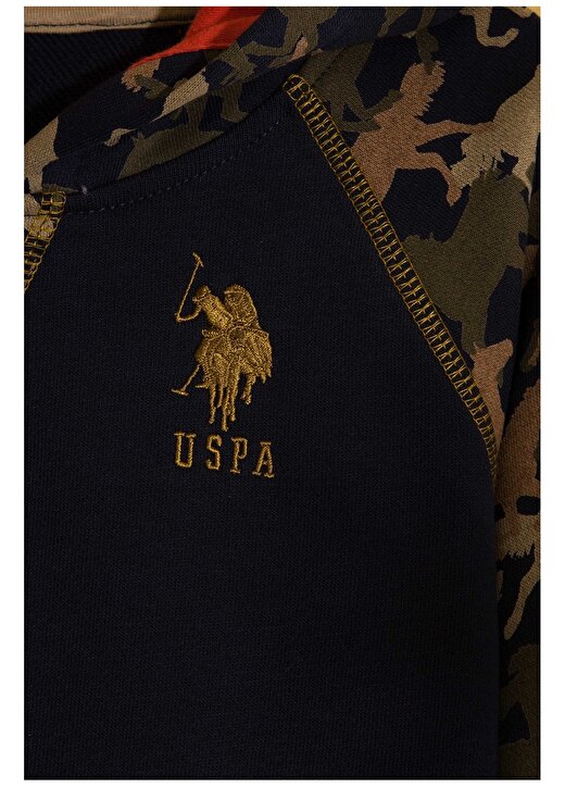 U.S. Polo Assn. Erkek Çocuk Koyu Lacivert Sweatshirt 3