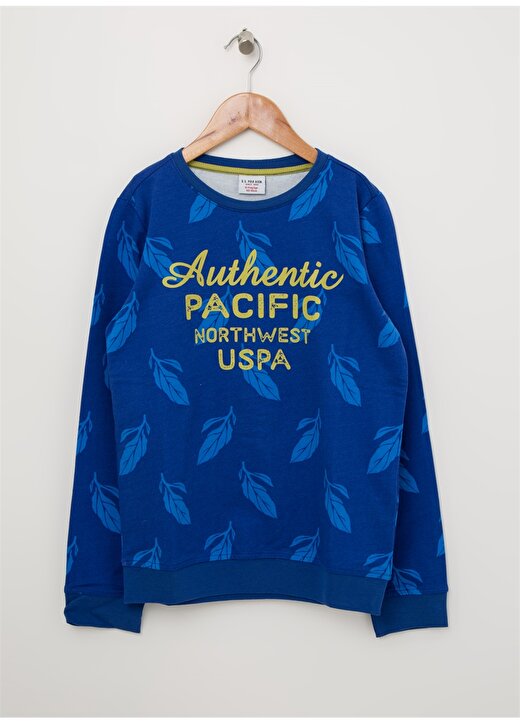 U.S. Polo Assn. Yazılı Sweatshirt 1