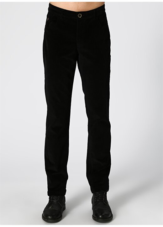 U.S. Polo Assn. Kadife Siyah Klasik Pantolon 2