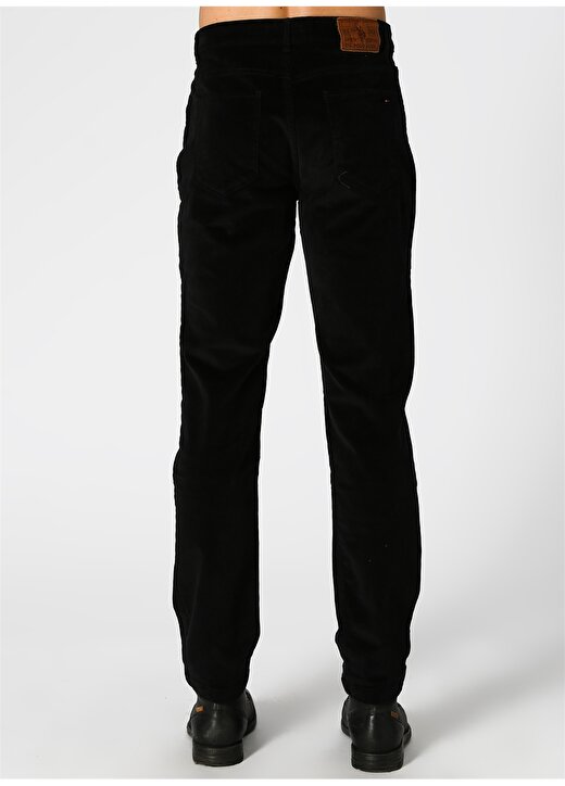 U.S. Polo Assn. Kadife Siyah Klasik Pantolon 4