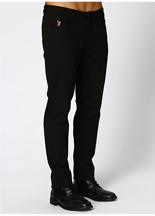 U.S. Polo Assn. Siyah Klasik Pantolon 3