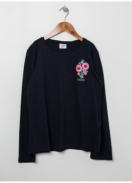 U.S. Polo Assn. Çiçek Baskılı Sweatshirt 1
