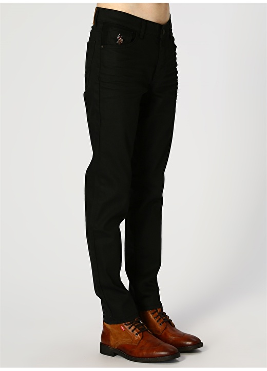 U.S. Polo Assn. Casual Slim Siyah Denim Pantolon 3