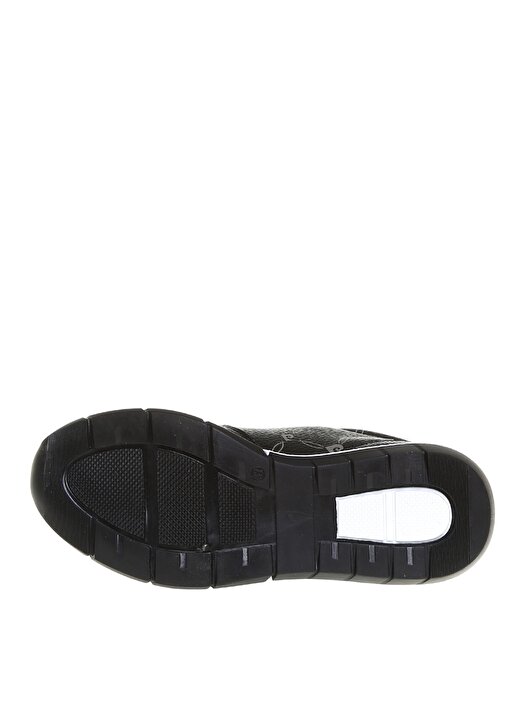 Pierre Cardin Bağcıklı Logo Baskılı Desenli Siyah Kadın Günlük Ayakkabı 3