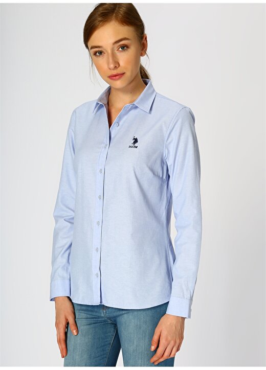 U.S. Polo Assn. Mavi Gömlek 1