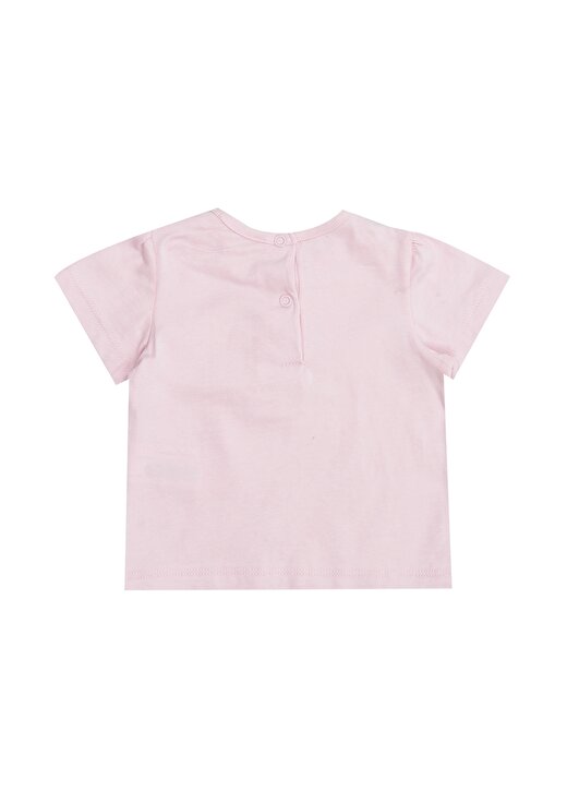 Mammaramma FBL013 Pembe Çiçek Baskılı Kız Bebek T-Shirt 2