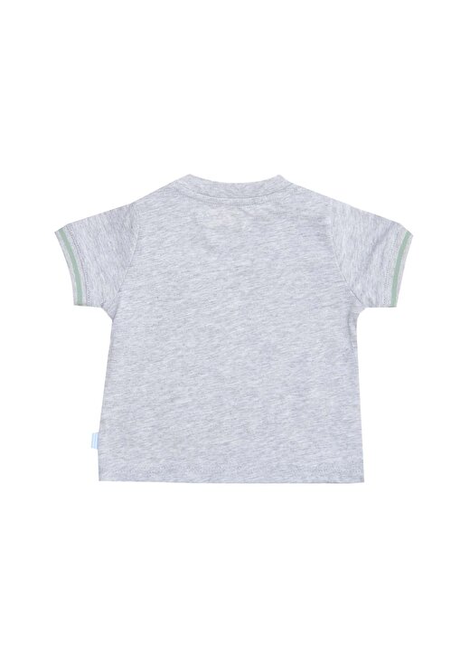 Mammaramma Yuvarlak Yaka Kısa Kollu Resim Baskılı Erkek Bebek T-Shirt 2