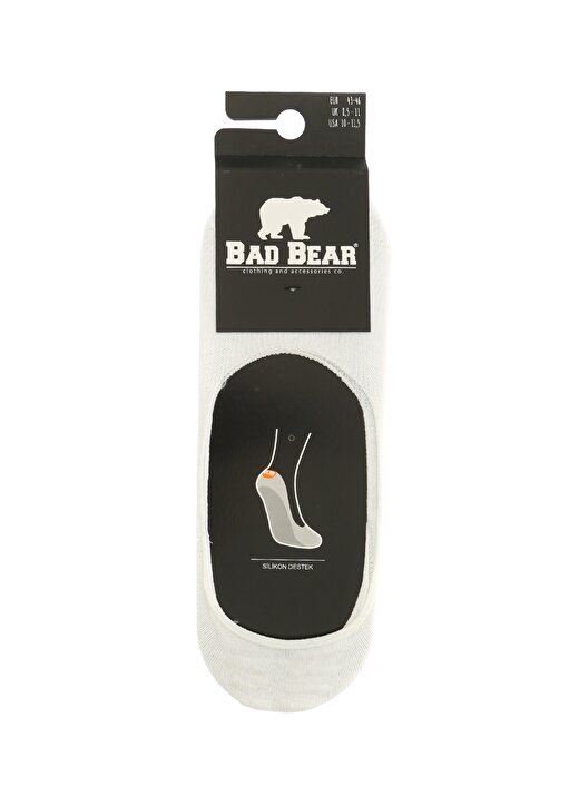 Bad Bear Beyaz Çorap 1