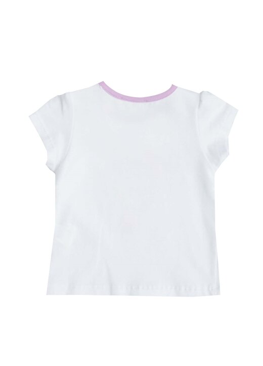 Mammaramma MMG001 Beyaz Baskılı Kız Bebek T-Shirt 2