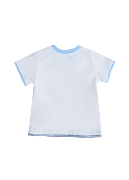 Mammaramma SAL014 Beyaz Erkek Bebek T-Shirt 2