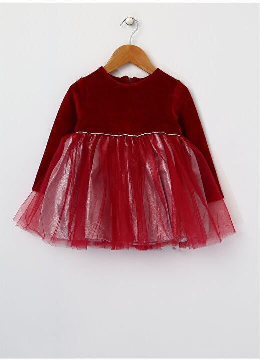 Mammaramma Kız Çocuk Kırmızı Elbise 1