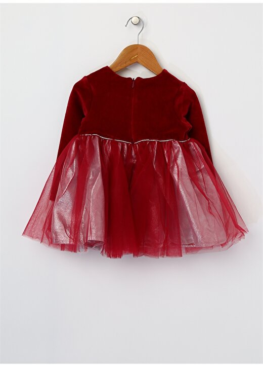 Mammaramma Kız Çocuk Kırmızı Elbise 2