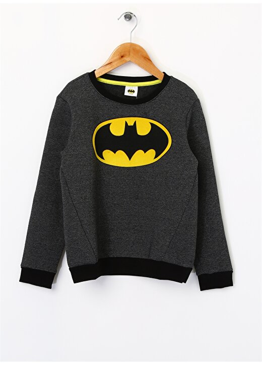 Limon Erkek Çocuk Batman Baskılı Sweatshirt 1