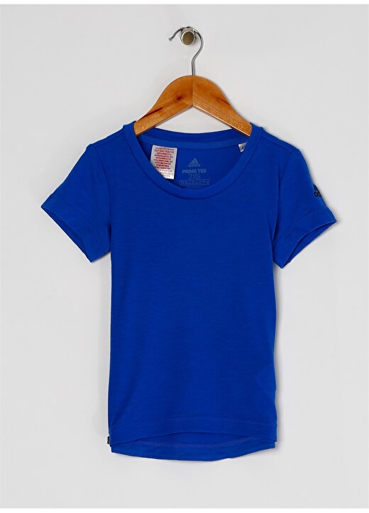 Adidas 82-CF7220-YG PRIME Kısa Kollu Mavi Kız Çocuk T-Shirt 1