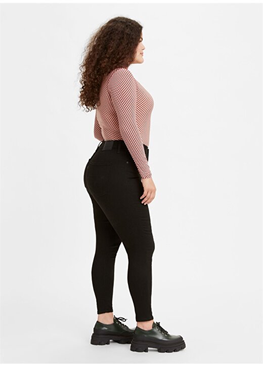 Levis Siyah Kadın Yüksek Belli Extra Skinny Denim Pantolon MILE HIGH SUPER SKINNY BLACK G 3