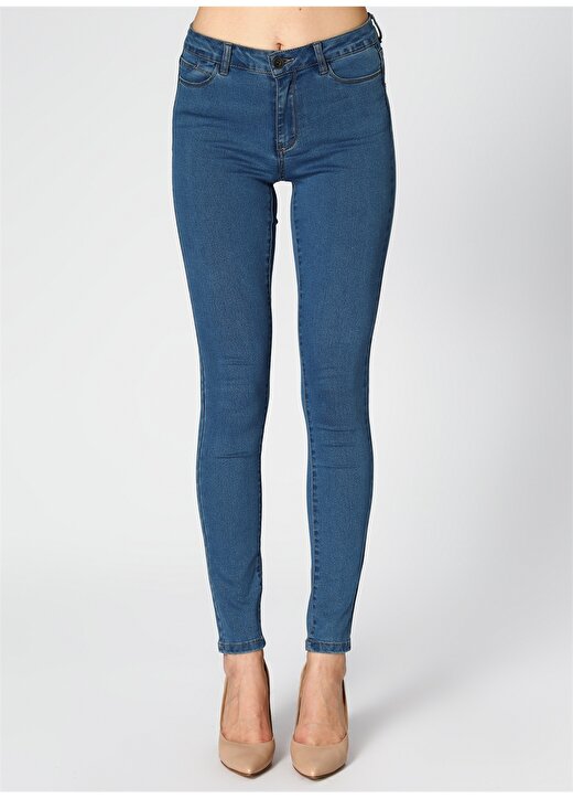 Vero Moda Denim Skinny Mavi Kadın Jean Pantolon 2
