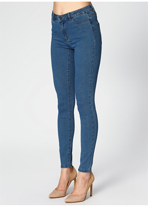 Vero Moda Denim Skinny Mavi Kadın Jean Pantolon 3
