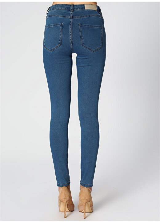Vero Moda Denim Skinny Mavi Kadın Jean Pantolon 4