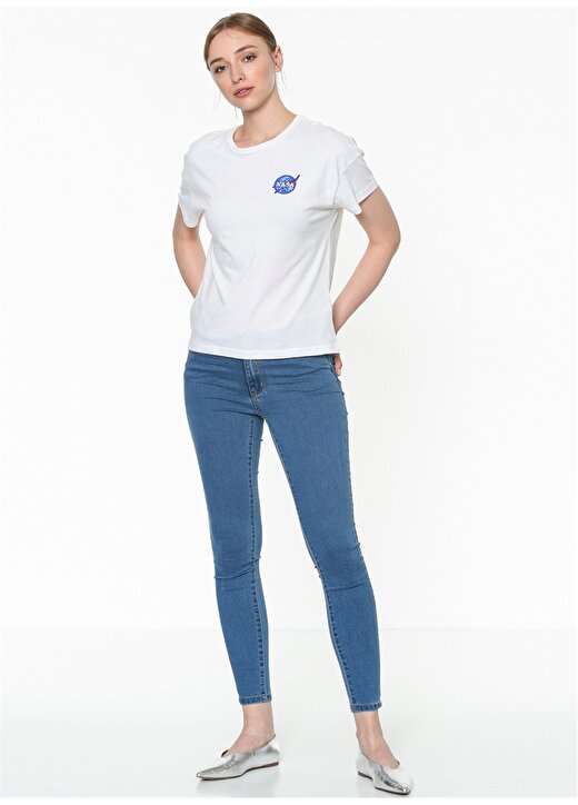 Vero Moda Denim Mavi Kadın Jean Pantolon 1