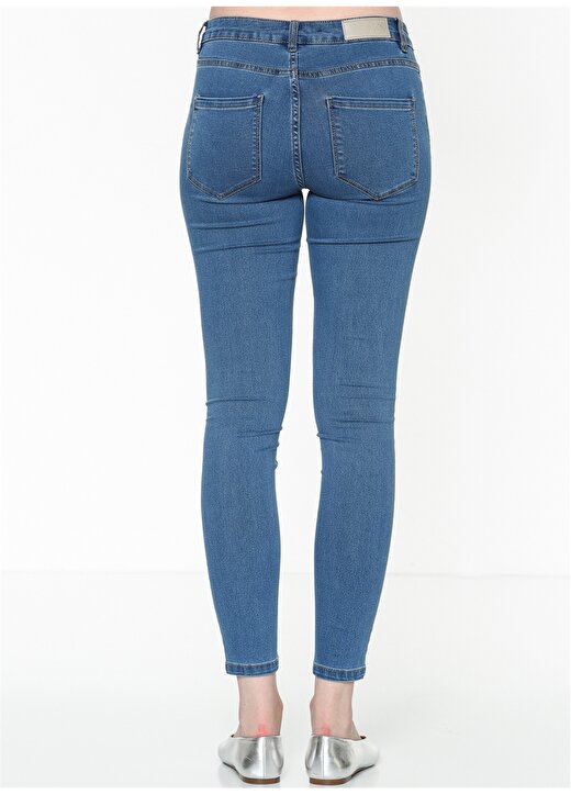Vero Moda Denim Mavi Kadın Jean Pantolon 3