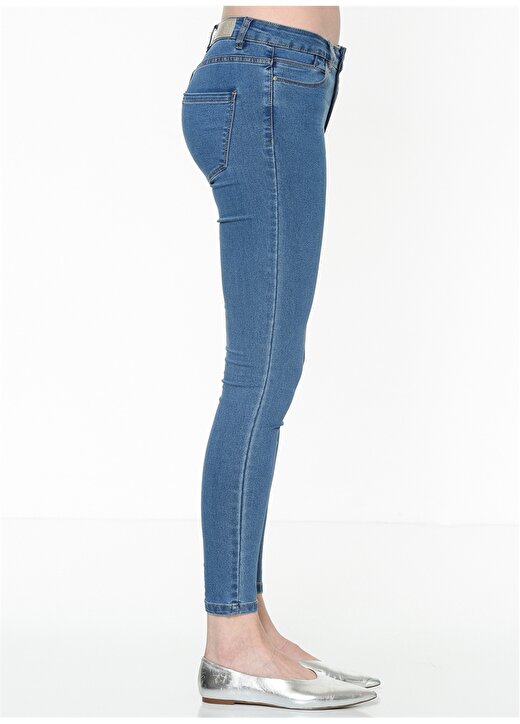 Vero Moda Denim Mavi Kadın Jean Pantolon 4