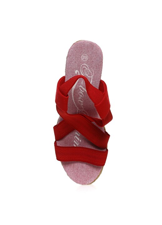 T-Box Kırmızı Kadın Topuklu Ayakkabı 4