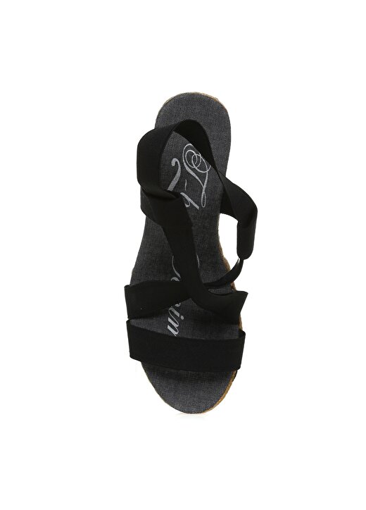 T-Box Siyah Kadın Düz Ayakkabı 4