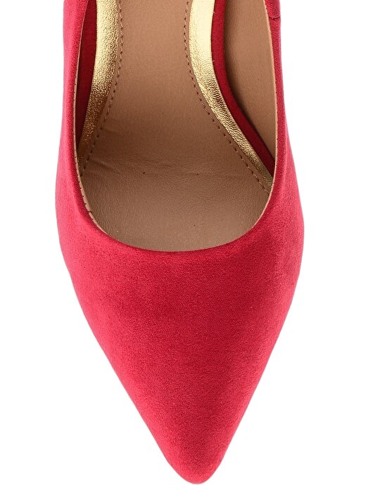 Dune Topluklu Süet Kırmızı Kadın Ayakkabı 4