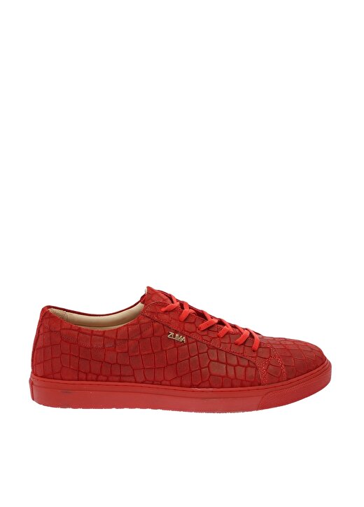 Zuma Erkek Kırmızı Deri Klasik Ayakkabı 1
